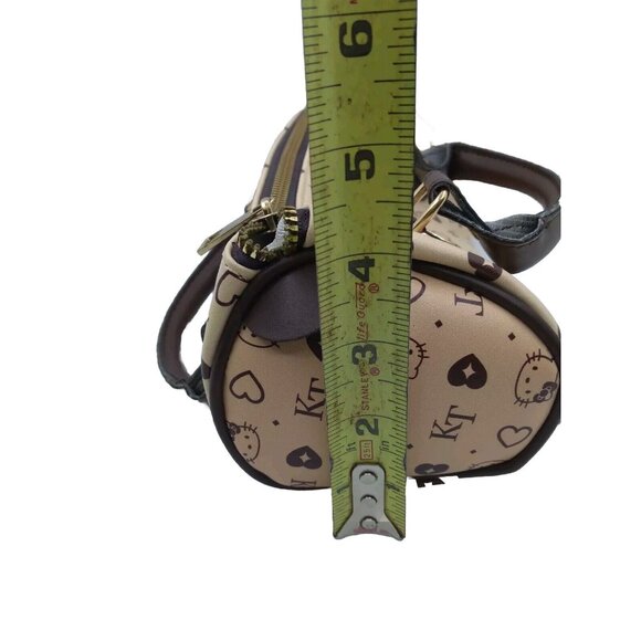 Hello Kitty Bag Y2k Retro Style Women  KT Print Cylinder Handbag 8.5" X 4" X 4" - Picture 4 of 10